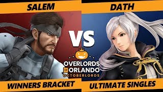 Overlords SSBU  MVG  Salem Snake Vs Dath Robin Smash Ultimate Tournament Winners Bracket [upl. by Amar]