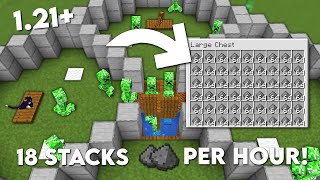 Minecraft Easy CREEPER Farm 121 Tutorial  18 stacks Gunpowder Per Hour [upl. by Littlejohn]