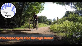 Dagnam Park Harold Hill  Bike Ride Hyperlapse [upl. by Aubry]