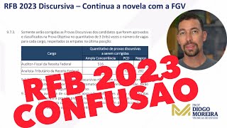 Concurso RFB 2023 resultado das discursivas gerando polêmicas e dúvidas [upl. by Gerladina]