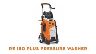 STIHL RE 150 PLUS  STIHL Pressure Washers  STIHL GB [upl. by Fates]