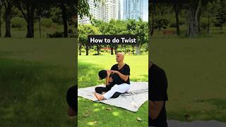 Twist Sitting line 1st Massage lesson [upl. by Averat]