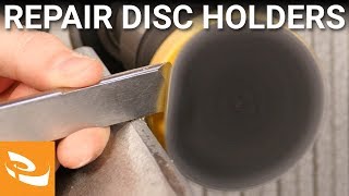 Repairing Sanding Disc Holders Woodturning Howto [upl. by Liakim]