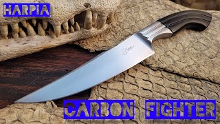 Harpia Knife Making Carbon Fighter [upl. by Nov]