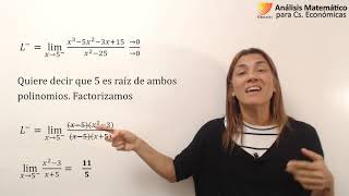 11 An Mat para Cs Econ Límites Ejercicio sobre indeterminación 00 con límites laterales [upl. by Barnum100]