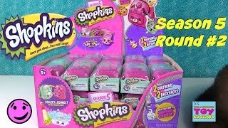 Shopkins Season 5 2 Pack Blind Backpacks Bag Opening Part 2  PSToyReviews [upl. by Lilas]