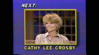 4211985 Regis Philbins LifeStyles quotCathy Lee Crosby Interview Segmentquot [upl. by Carmelita]