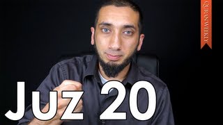 Healing for Emotional Suffering Juz 20  Nouman Ali Khan  Quran Weekly [upl. by Jona186]