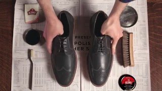 How to Polish Your Shoes  KIWI® Shoe Care [upl. by Etram117]