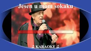 Jesen u mom sokaku ♫ KARAOKE ♫ [upl. by Yerffoej]