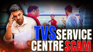 Tvs Apache का यह क्या हाल कर दिया😭Tvs Service Center Scamtvsmotorcompany [upl. by Aivatco792]