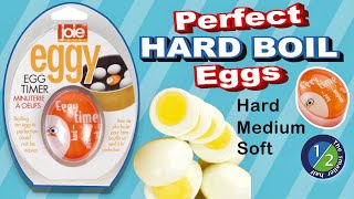 Perfect Hard Boiled Eggs Kitchen Gadget 🥚 Eggy by Joie Review [upl. by Skell554]