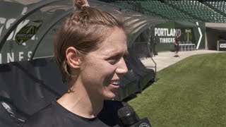 Meghan Klingenberg and team ready for Houston  Thorns FC Training [upl. by Zusman]