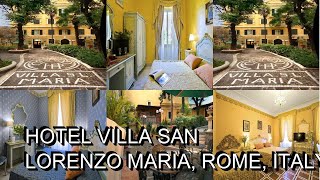 Hotel Villa San Pio Rome Italy [upl. by Eilssel]