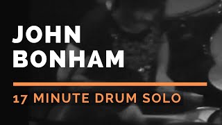 John Bonham Drum Solo  Epic 17 minute drum solo by Led Zeppelin drummer John Bonham [upl. by Steffy]