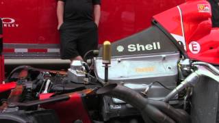 Schumacher Ferrari F2000 Formula One Car Starts Up  Coffee and Cars Houston 452014 [upl. by Sinned]