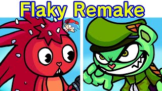 Friday Night Funkin VS Flaky Remake FULL WEEK  Flippy FNF ModFalling FlakesHappy Tree Friends [upl. by Beverly]