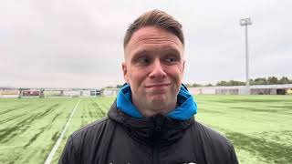 Ryan Strachan Post Match Interview  East Fife 20 Peterhead  21924 [upl. by Aicirtel]