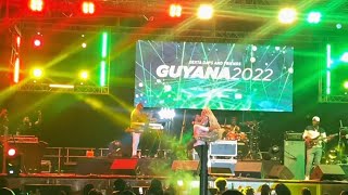 DEXTA DAPS amp IKAYA ROMANTIC PERFORMANCE IN GUYANA 2022  MI GENERAL amp NOSEY NEIGHBOR LIVE [upl. by Grata]