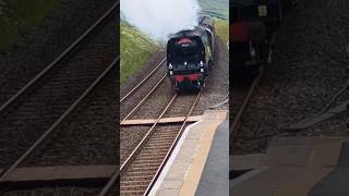 The Dalesman 1162024 SR Battle of Britain class 34067 Tangmere whistles through Dent [upl. by Fadil786]