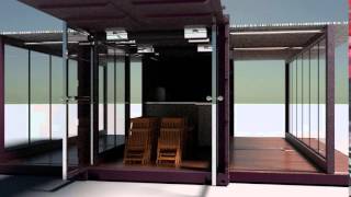 Shipping Container Coffee Shop [upl. by Ardussi]