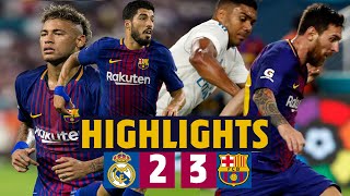 Real Madrid vs Barcelona 23 ● All Goals and Highlights ● English Commentary ● 2017  HD [upl. by Nylarat]