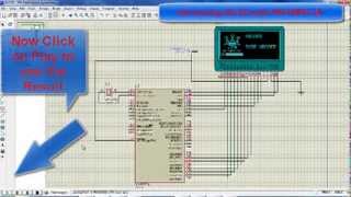 interfacing glcd with pic16f877a [upl. by Schacker]