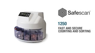 Safescan 1250 Coin Counter amp Sorter [upl. by Brandwein]