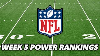 NFL Week 5 Power Rankings [upl. by Polak]