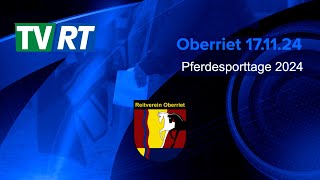 Pferdesporttage Oberriet 2024 Spitzenreitsport und Unterhaltung [upl. by Jorrie665]