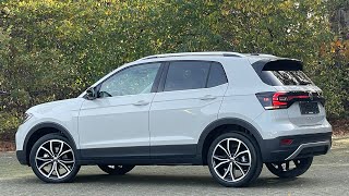 Volkswagen NEW TCross 2023 Black Style in 4K Ascot Grey 18 inch Koln walk around amp Detail Inside [upl. by Evilo695]