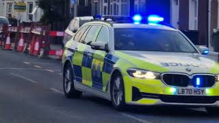 Sussex police Road policing unit RPU on blues and sirens [upl. by Rastus975]