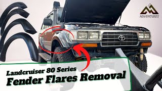 LandCruiser 80 Series Fender Flares Removal  StepbyStep Guide [upl. by Merow]