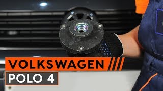 Hoe een veerpoot lager vervangen op een VW POLO 4 HANDLEIDING AUTODOC [upl. by Zebulon]