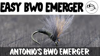 Fly Tying Tutorial Antonios BWO Emerger  EASY DRY FLY [upl. by Hartzke]