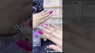 presson nails 2024  dip powder nails  ombre nails  christmas nails  hard gel nails [upl. by Peonir444]