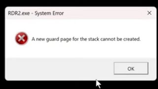 RDR2exe  System Error [upl. by Chavaree671]