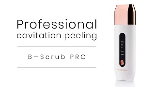 Professional cavitation peeling BScrub PRO  Beautifly [upl. by Anyer]