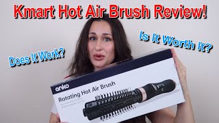 Kmart Rotating Hot Air Brush Review [upl. by Anhaj268]