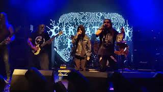 Carpathian Forest Turbonegro cover with son of Nattefrost  All My Friends Are Dead London 2409 [upl. by Ayram]