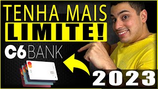 C6 Bank COMO AUMENTAR O LIMITE DO CARTÃO   Atualizado 2023 [upl. by Ilek]