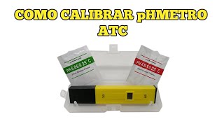 Calibração do pHmetro ATC [upl. by Ettenuj]