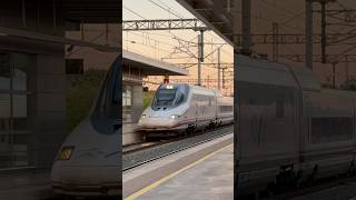 Renfe Ave 112 entrando en la estación de Albacete  Los llanos [upl. by Yauq]