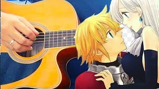 Nanatsu No Taizai  OST  EOS3 Taizai Fingertyle Guitar Cover TABS [upl. by Steddman]