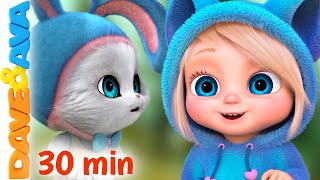 🐰 Little Bunny Foo Foo and More Nursery Rhymes  Five Little Firemen  Baby Songs by Dave and Ava 🐰 [upl. by Zebulen207]