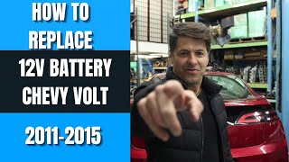 How To Replace 12V Battery Chevy Volt 20112015 [upl. by Anjela]