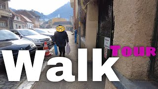 Brasov Romania  Walking Tour in Brasov 4K 60 fps  City Tour ASMR [upl. by Aihsein]