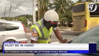 Policy for Use of Phone While Driving  Road Traffic Act  TVJ News [upl. by Boigie]