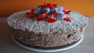 Tarta Kinder Sin Horno  Receta Facil [upl. by Sedgewinn]