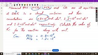 Chemistry Class 10th All Numericals of Chpater 01Chemical Equilibriumsindh boardExercise Numer [upl. by Ahsyekal]